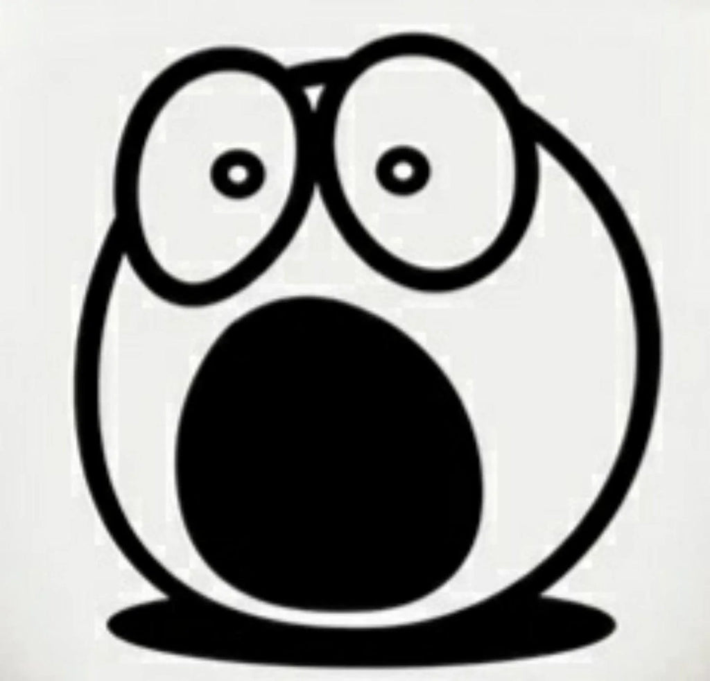 Funny Bathroom Vinyl Decal: Toilet Decor Sticker