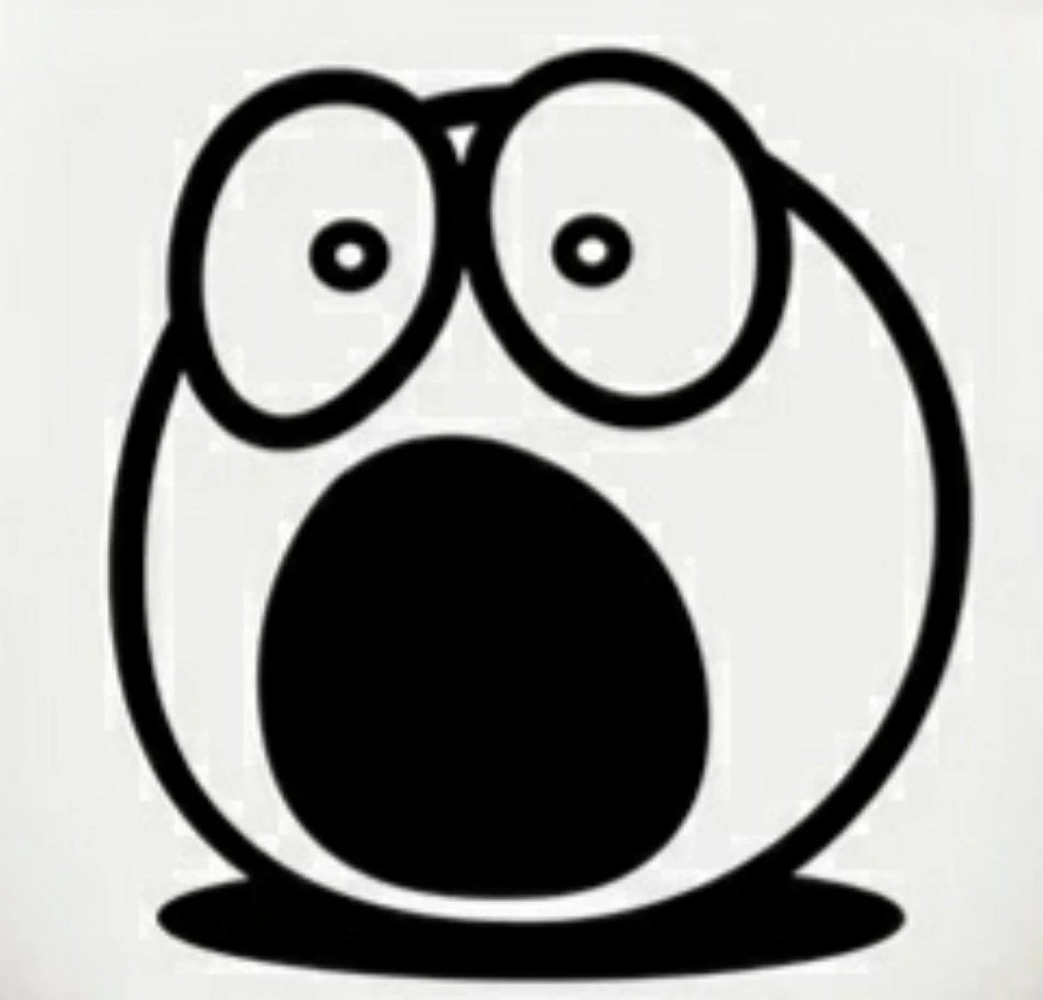 Funny Bathroom Vinyl Decal: Toilet Decor Sticker