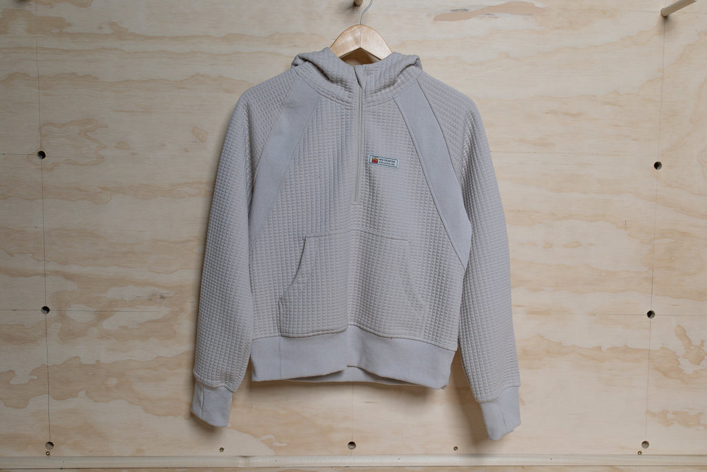 Women's Waffle Tech Hoodie (Stone)