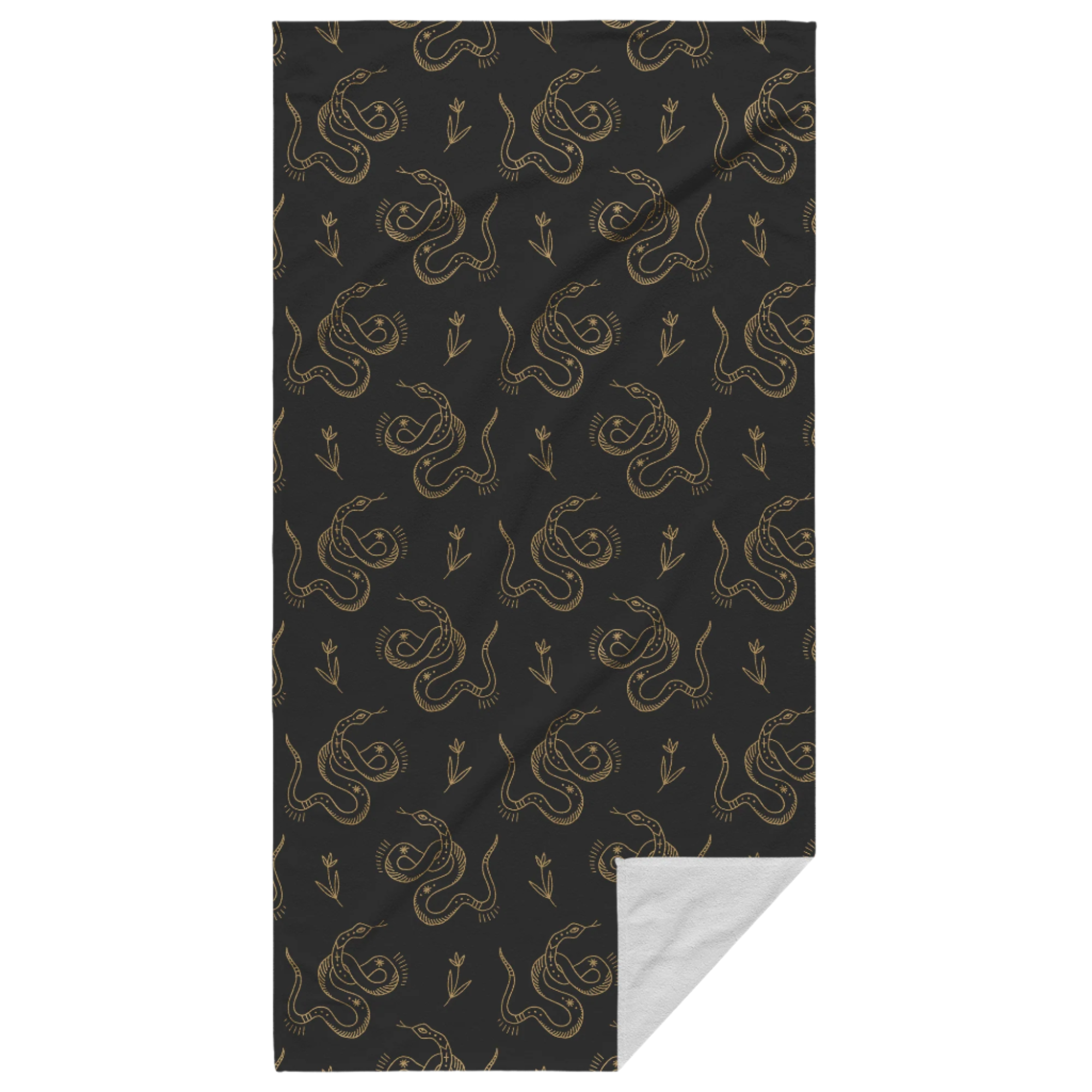 Gilded Fang Bath and Beach Towel