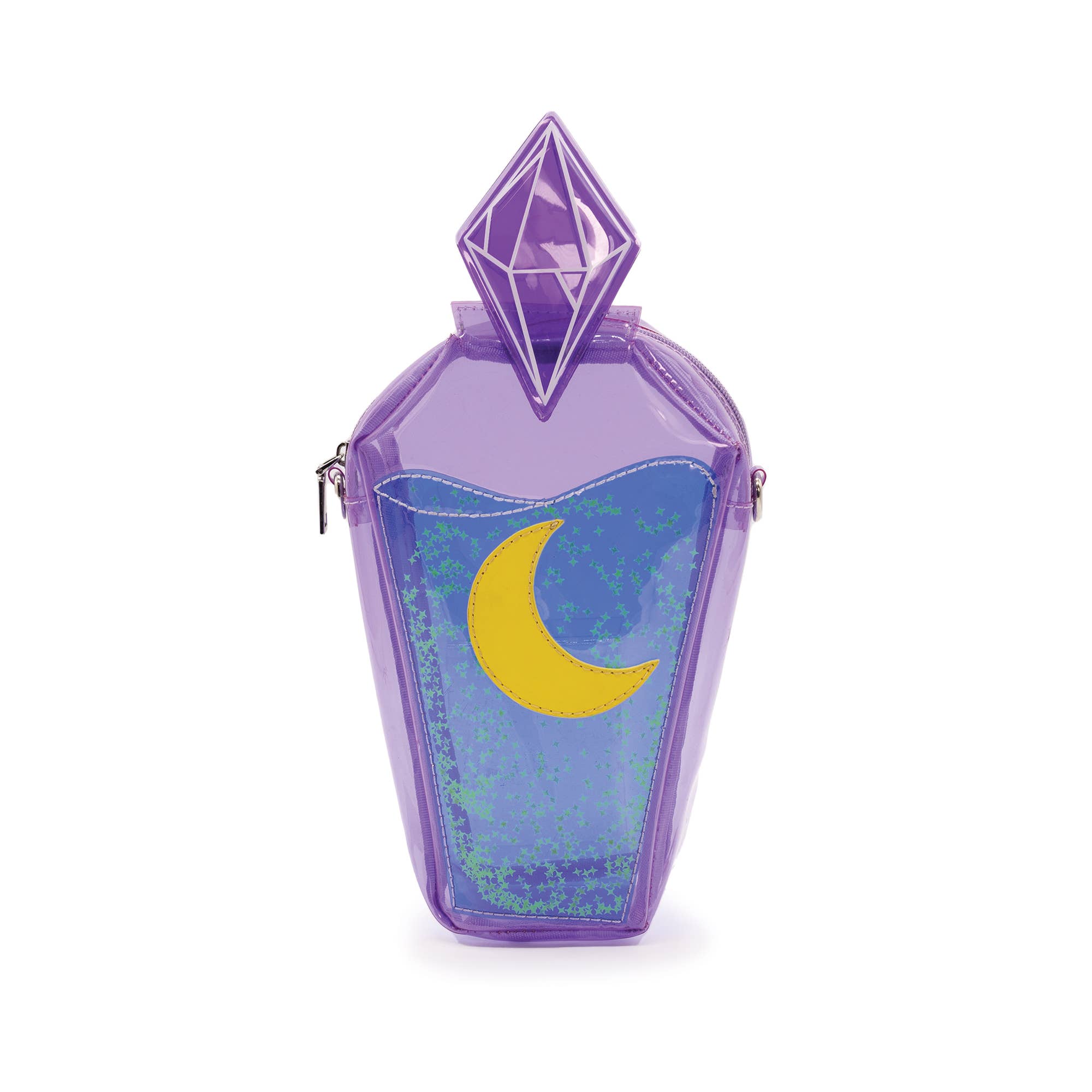 Glow in the Dark Potion Bottle Handbag | Semi-Transparent Adjustable Strap Purse Bag