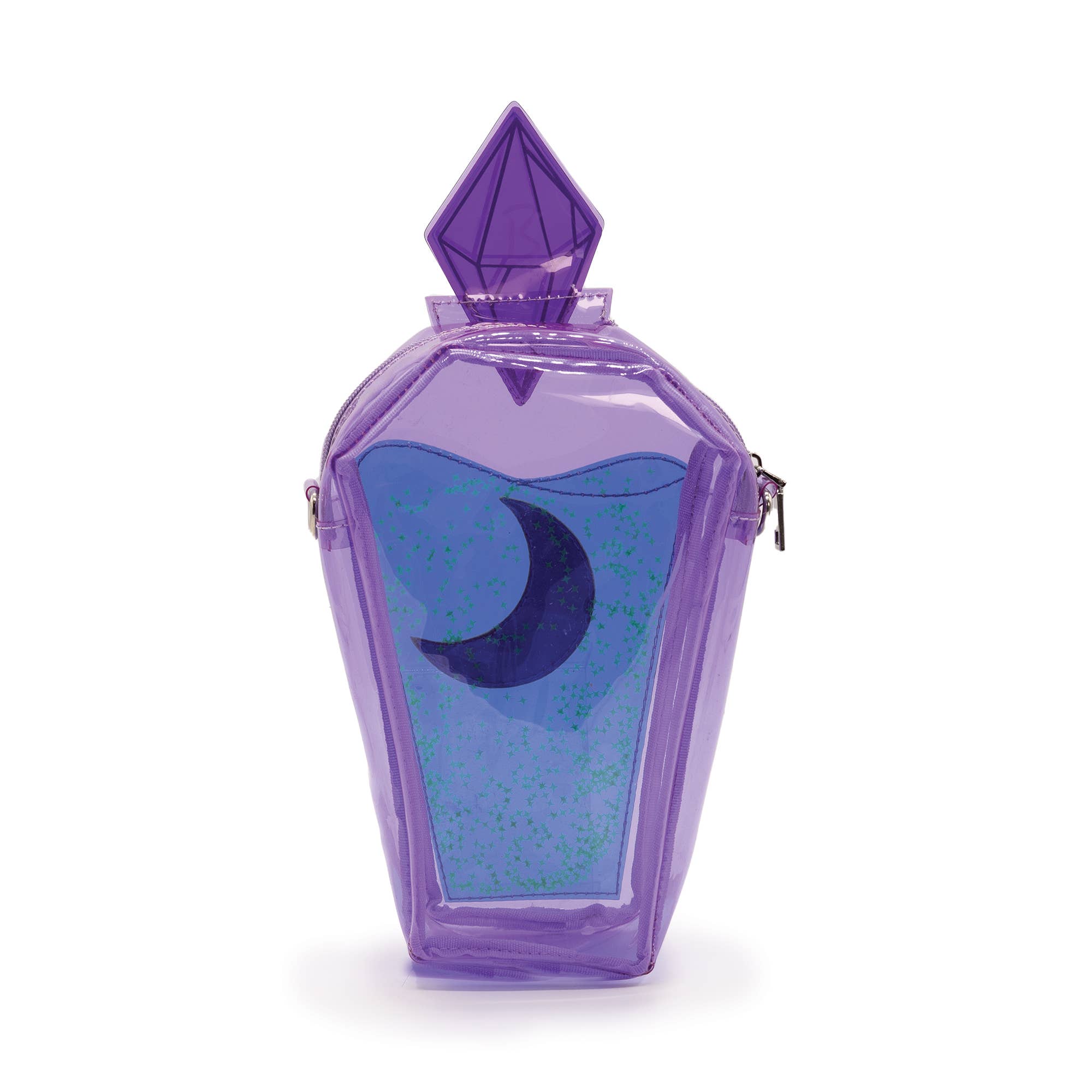 Glow in the Dark Potion Bottle Handbag | Semi-Transparent Adjustable Strap Purse Bag