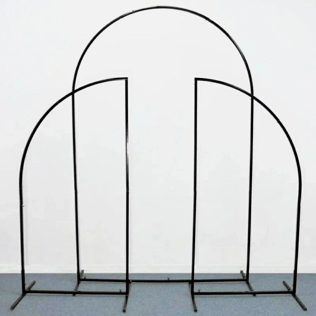 Gold Wedding Arch Decoration Backdrop 3-Piece