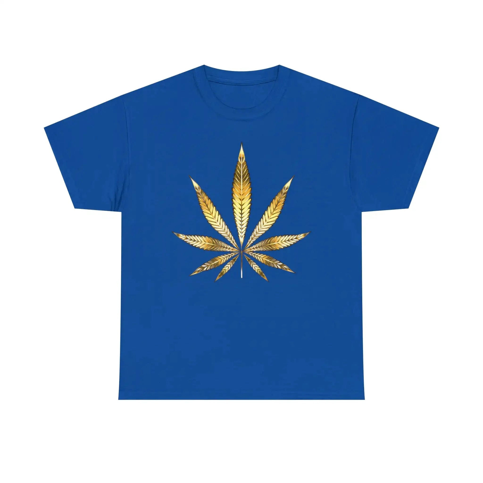Gold Marijuana Leaf Tee