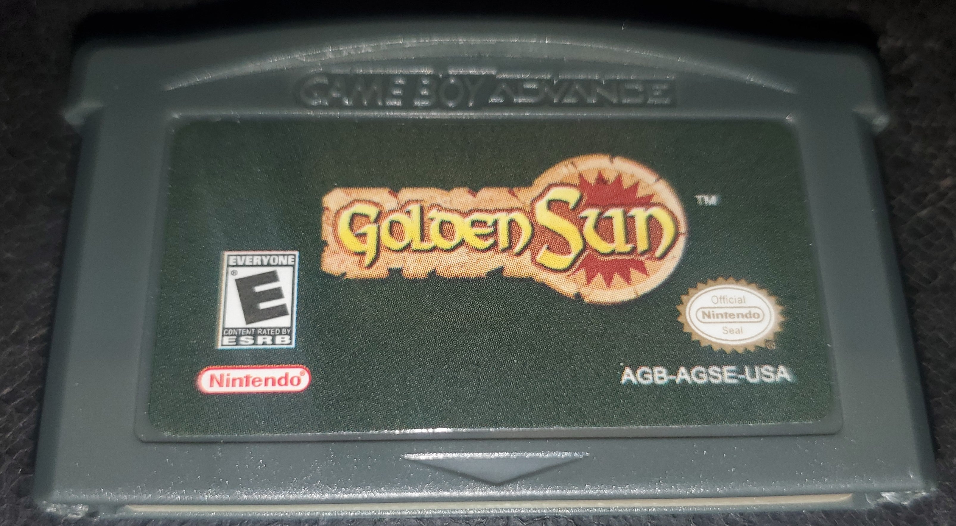 Golden Sun GBA Video Game Cartidge Game Boy Advance