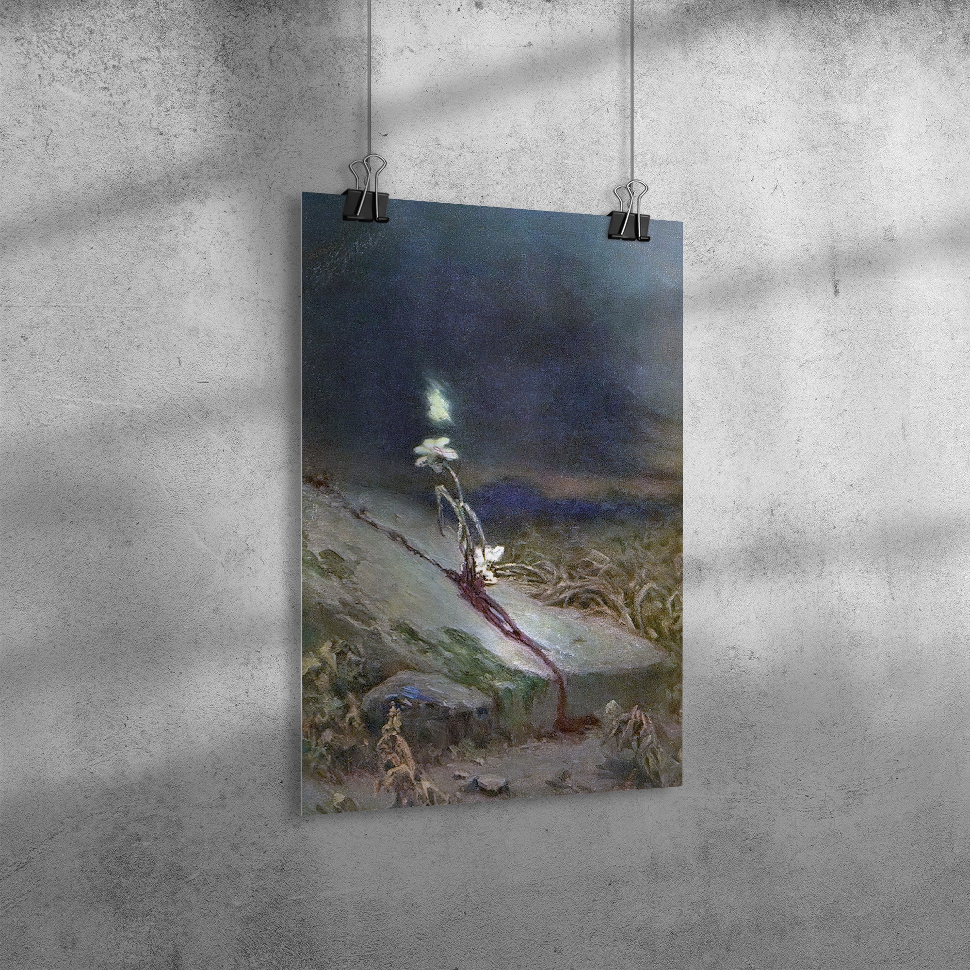 "Grave of a Suicide Victim" by Wilhelm Kotarbiński Matte Poster