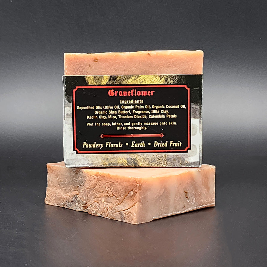 "Graveflower" Handmade Vegan Bar Soap