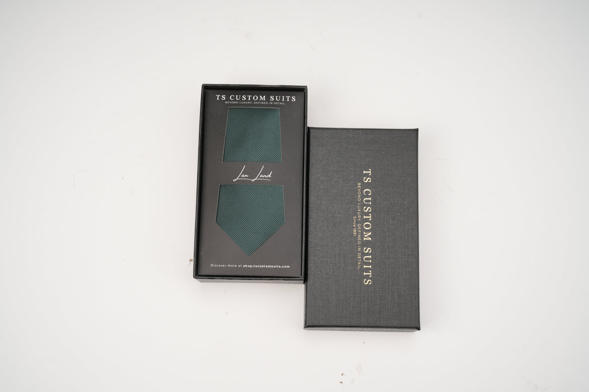 Green 3.2" Silk Tie