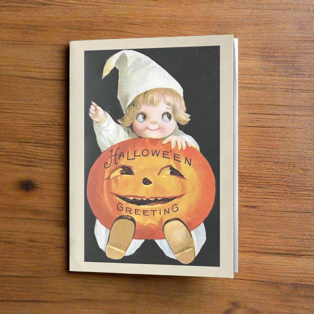 "Halloween Greeting" Antique Greeting Card
