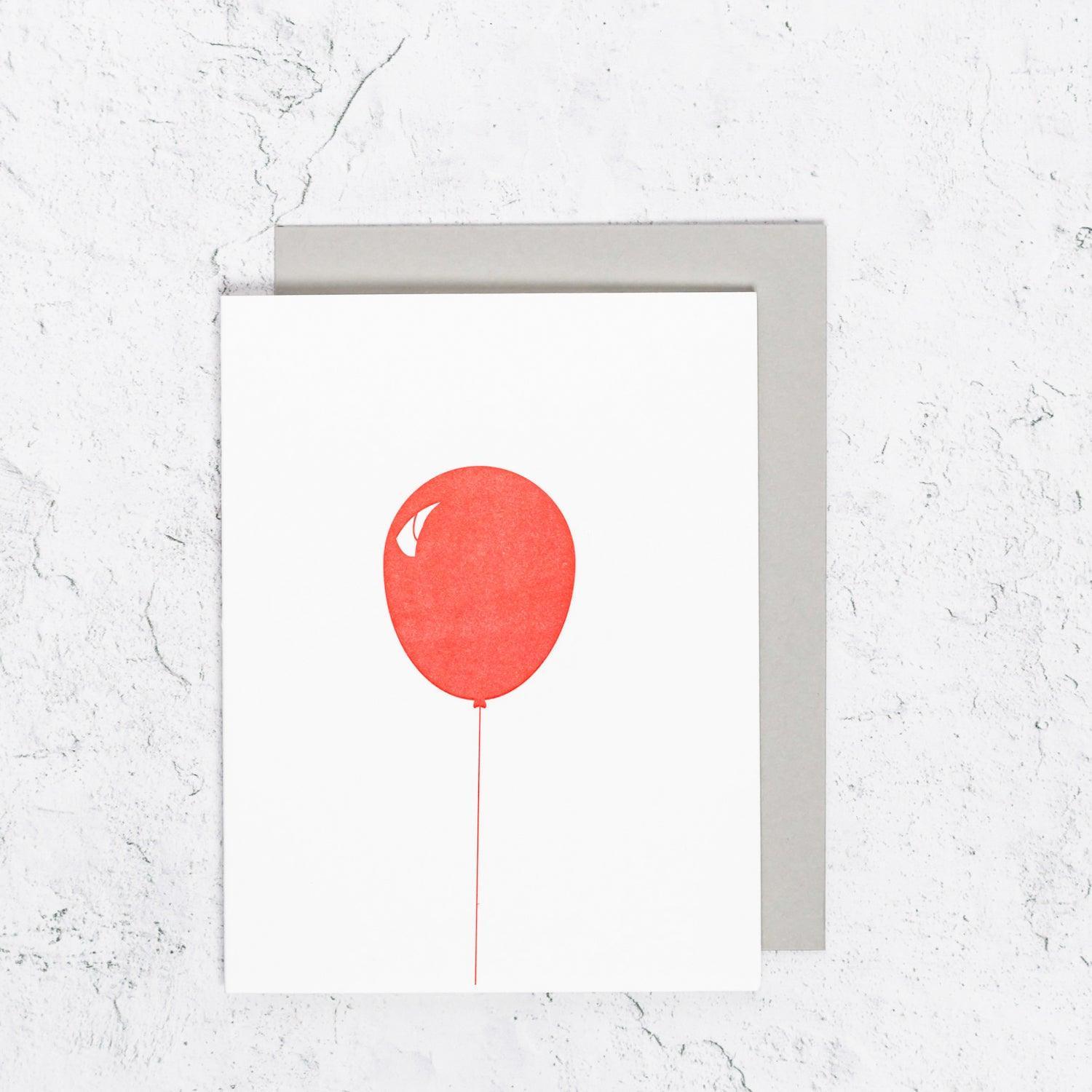 It Balloon Halloween Card