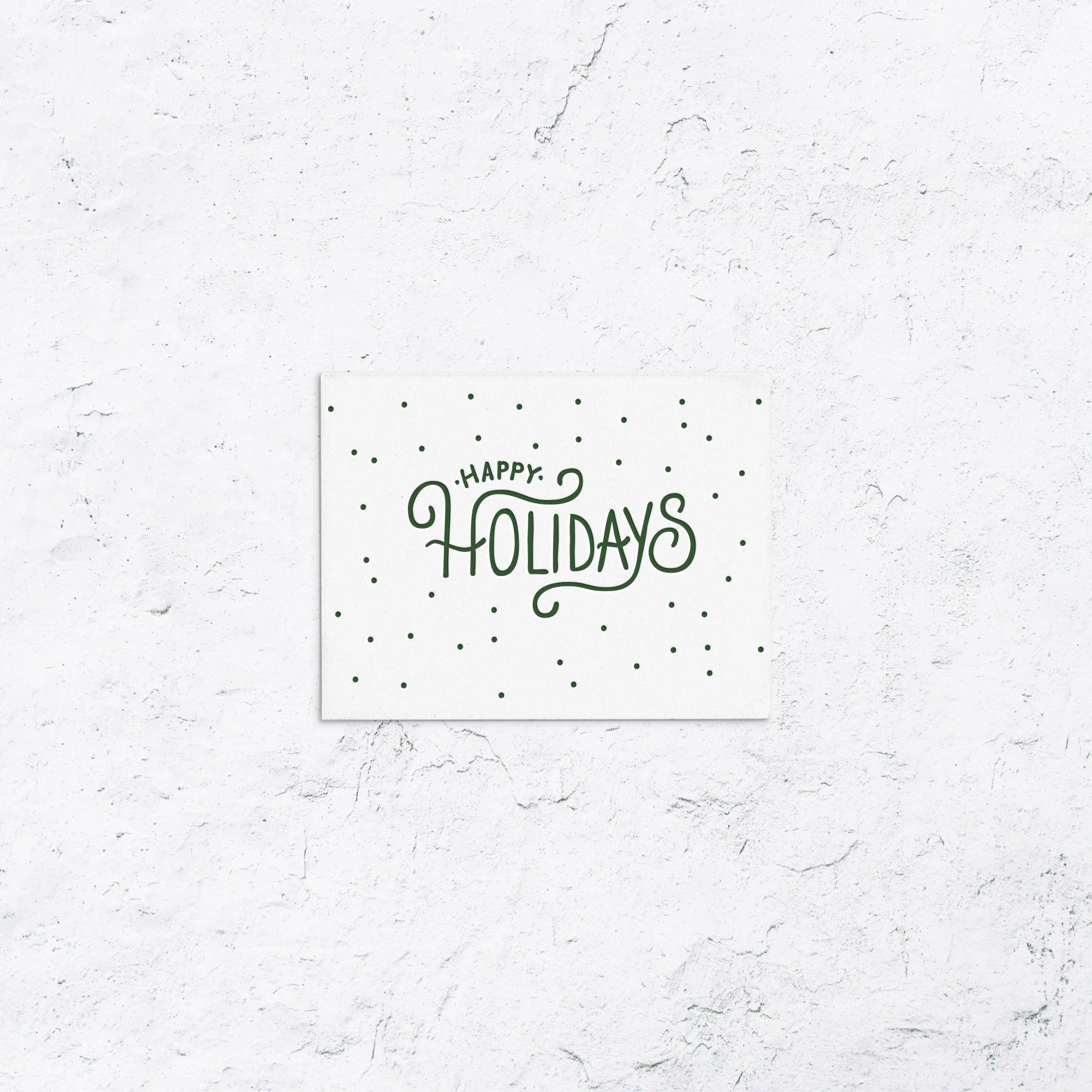 Happy Holiday Dots Box Set of 10