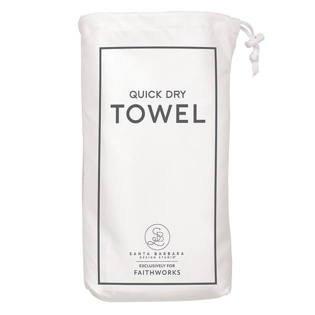 Hello Beautiful Oversized Quick Dry Beach Towel | Ultra Absorbent | 35" x 78"