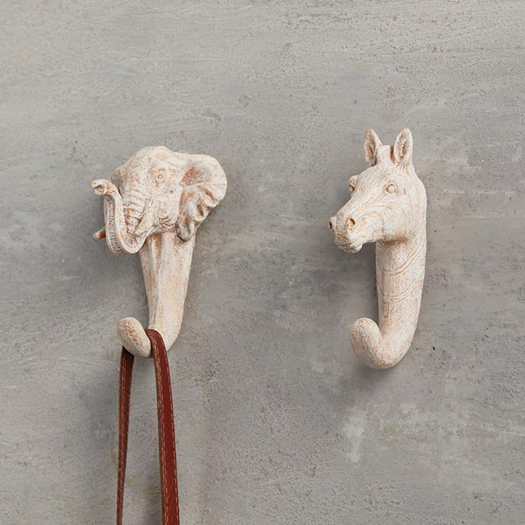 Horse Resin Hook | Animal Theme Decorative Wall Hook | 5" x 3.5"