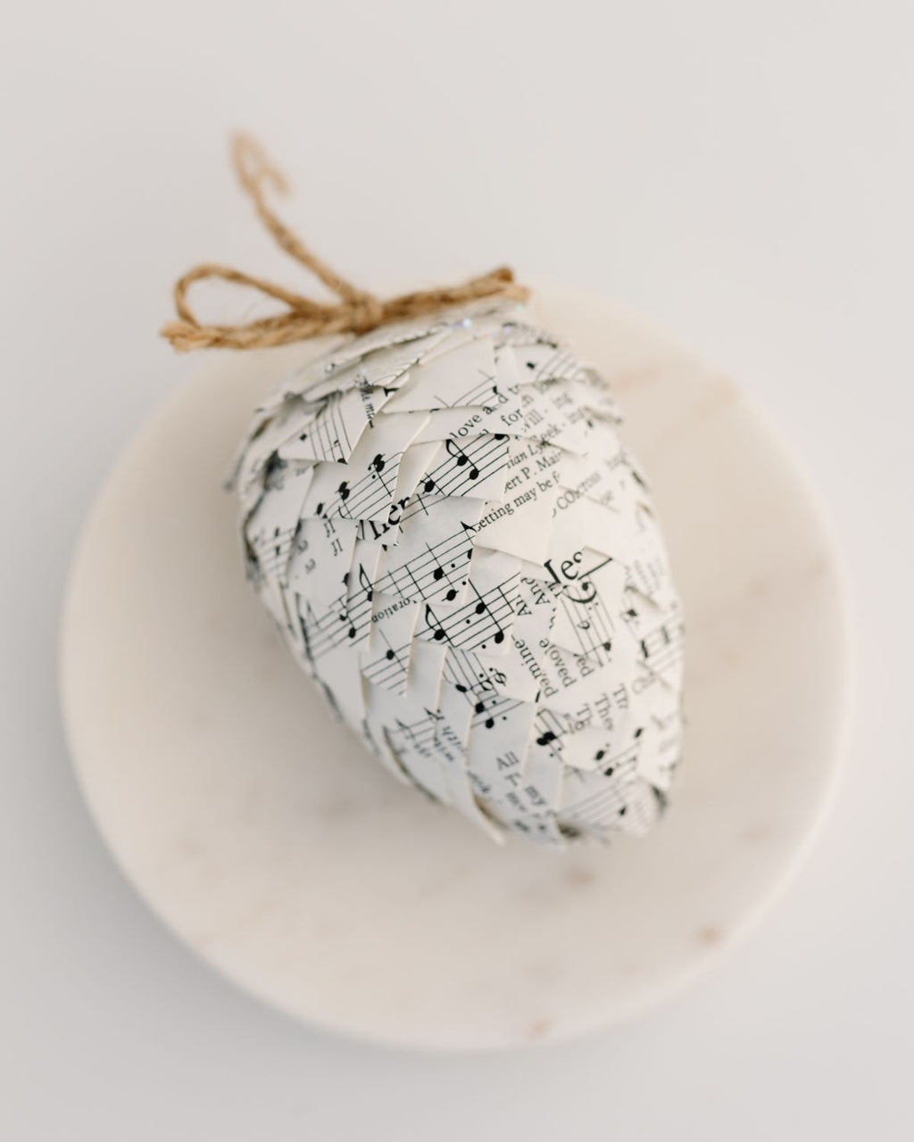 Hymnal Pinecone Ornament