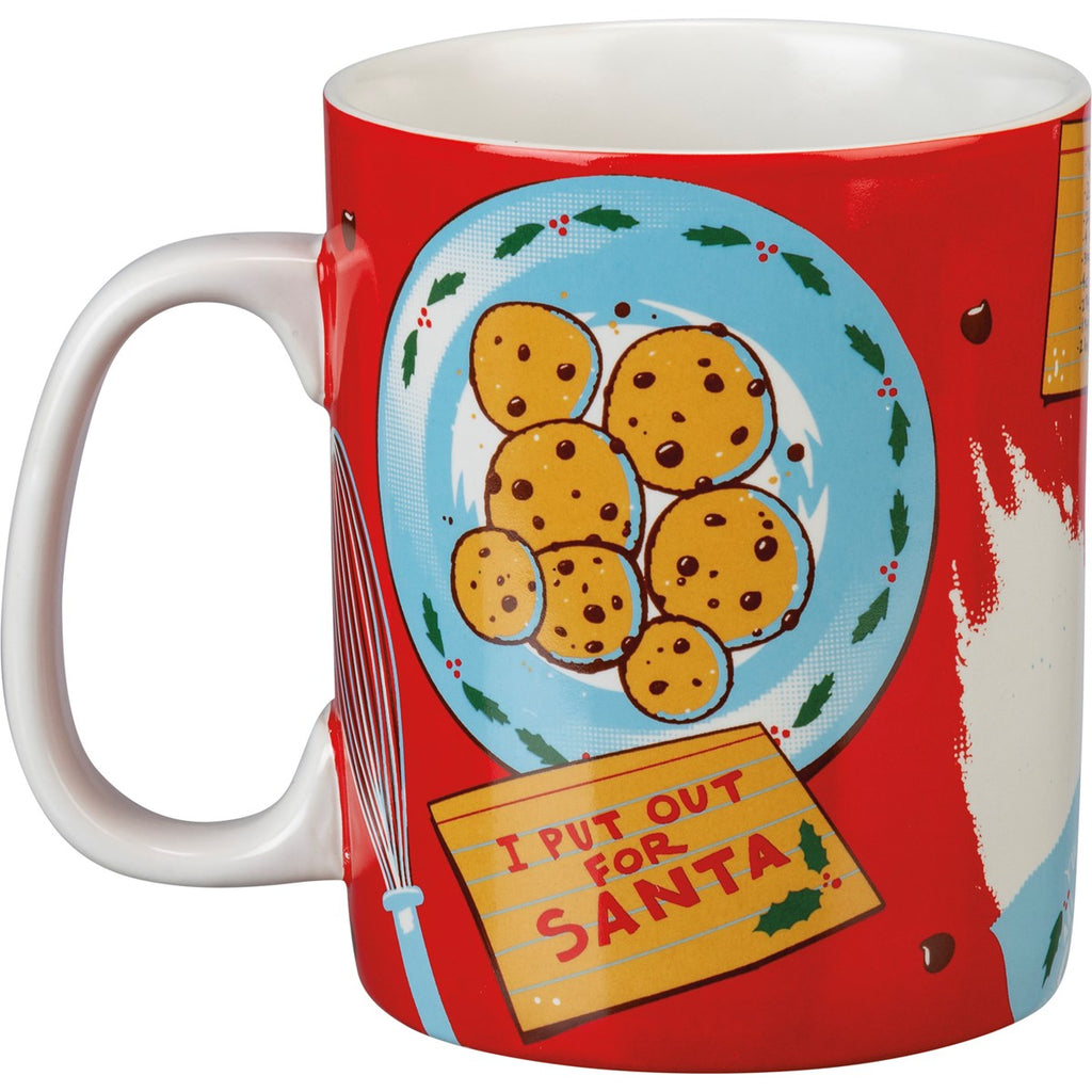 I Put Out For Santa Mug | Ho-Ho-Holiday Stoneware Jumbo Christmas Mug