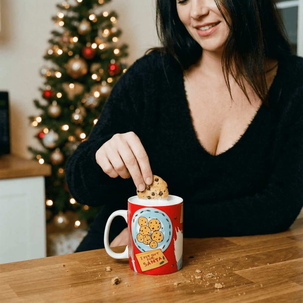 I Put Out For Santa Mug | Ho-Ho-Holiday Stoneware Jumbo Christmas Mug