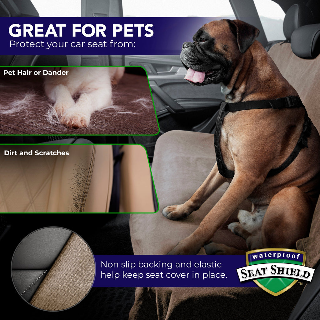 SeatShield Back Seat Cover - Tan