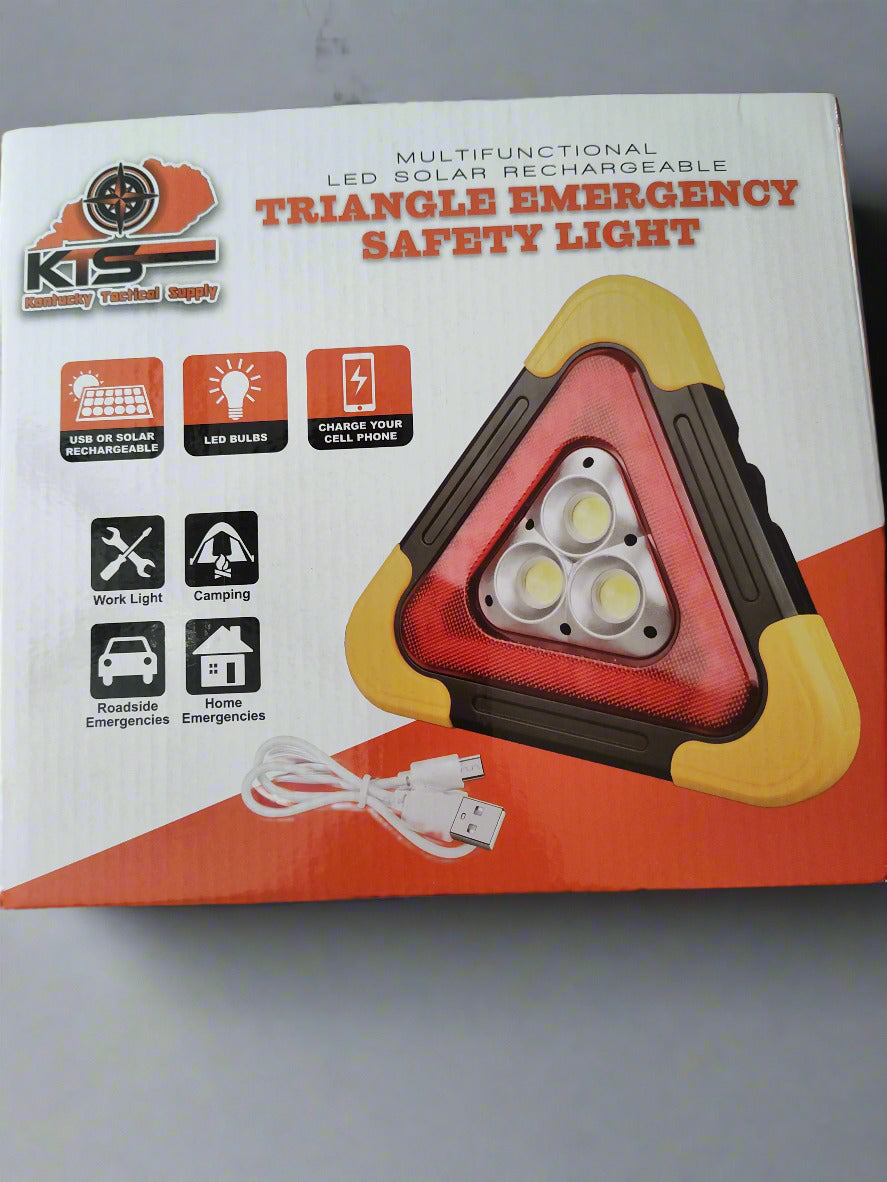 Triangle Emergency Safety Light & Outdoor Night Light