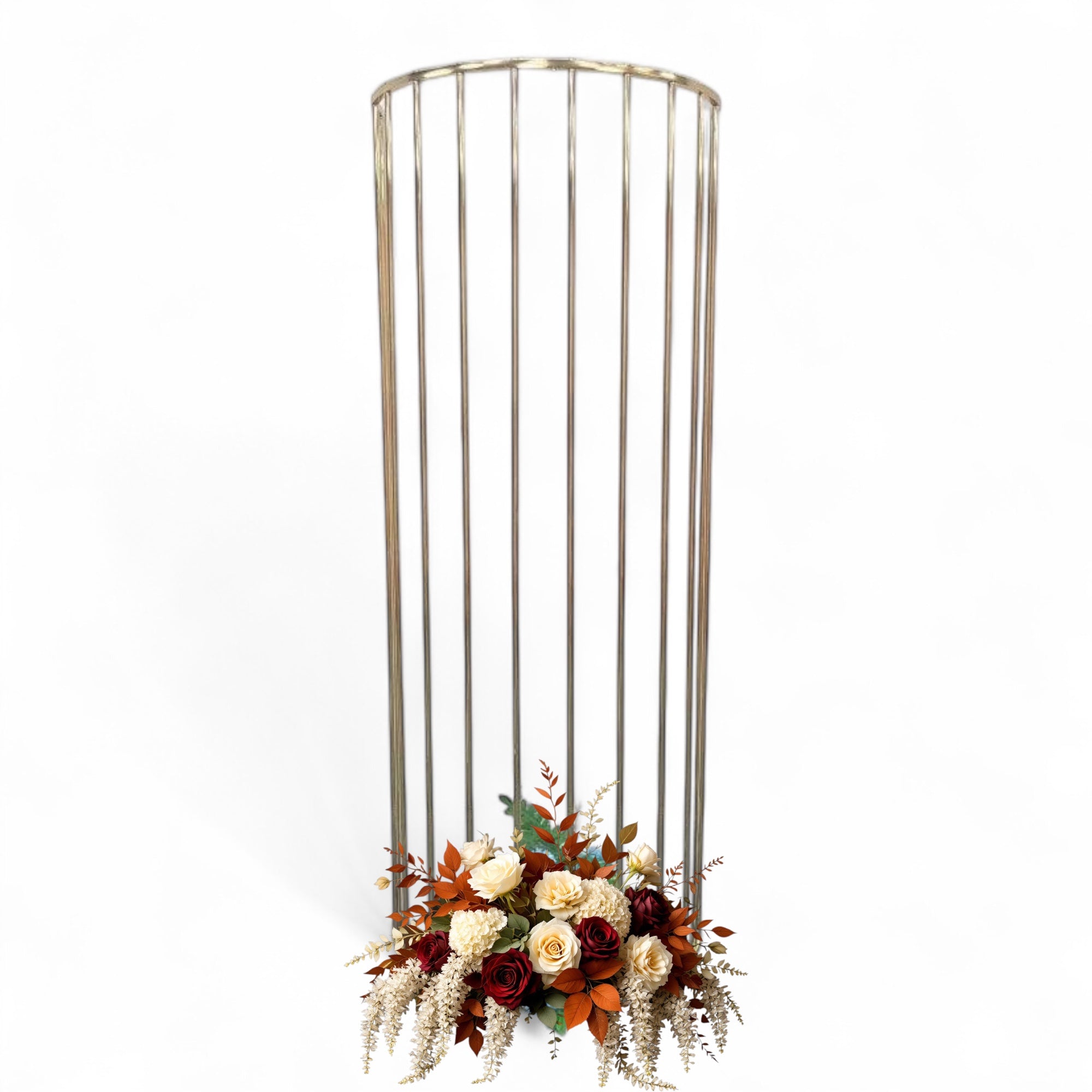 Shiny Gold Fencing Wedding Backdrop Decor Prop