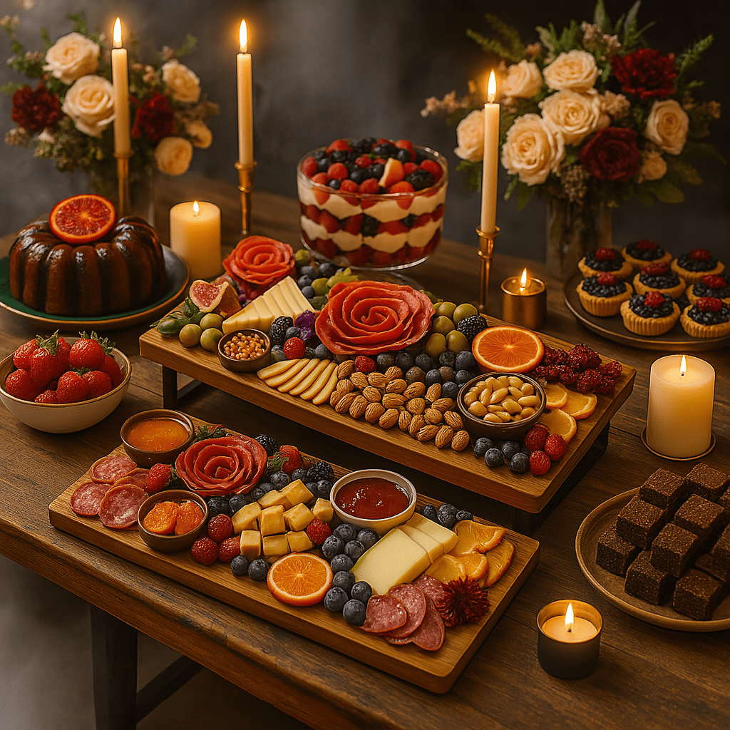 Charcuterie Boards - Cheese & Dessert Grazing Board 2-Pack