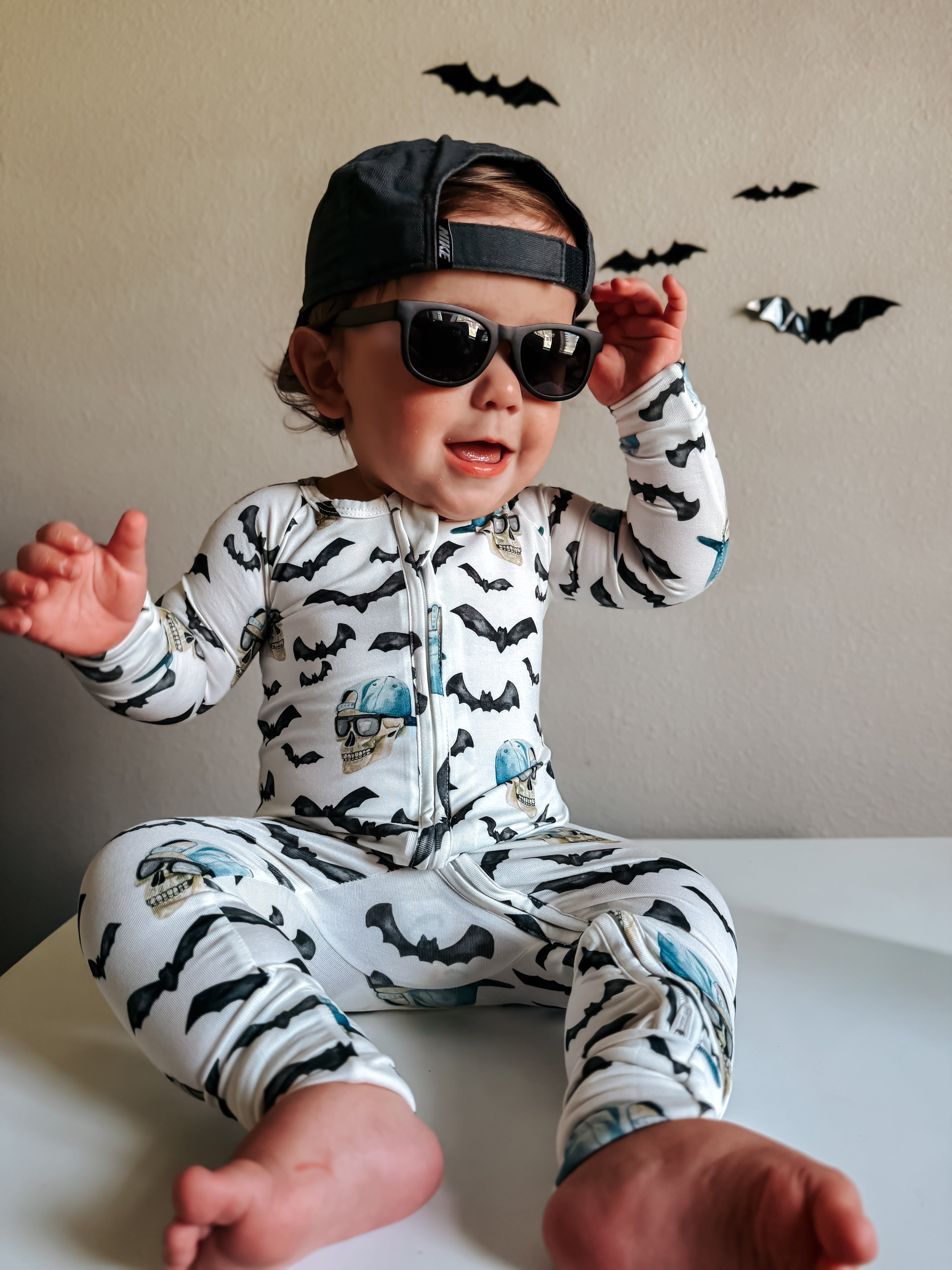 Spooky Bro Bamboo Zippy Pajamas