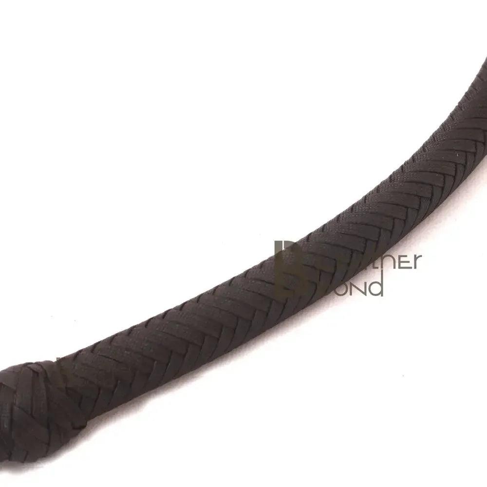 Black Indiana Jones Style Bullwhip | 6 to 12 Feet | 12 Strands Para Cord Nylon | Whips for Sale – Leather Bond