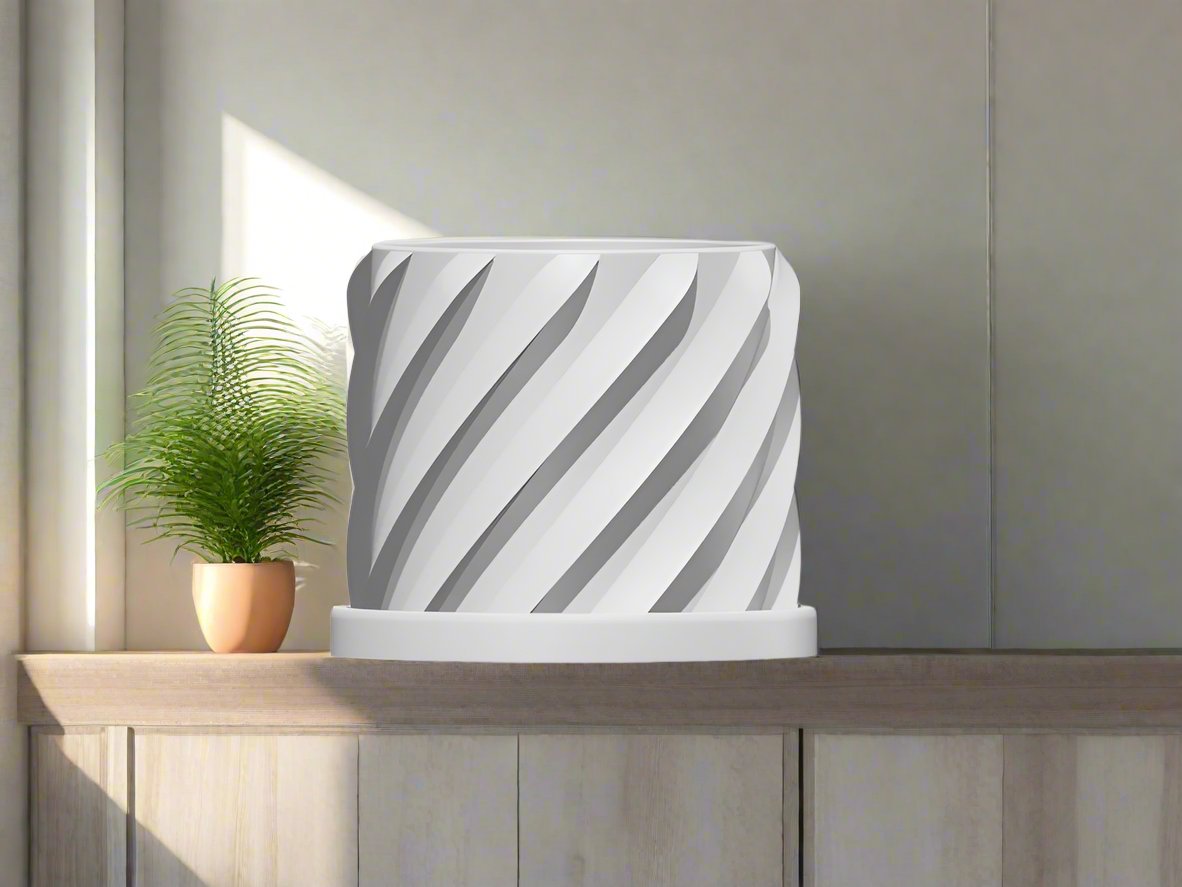 Thicc Spiral Plant Pot