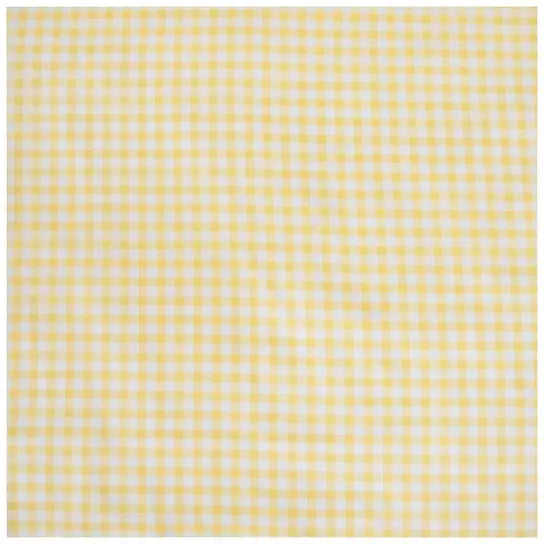 Yellow Gingaham Changing Pad Cover
