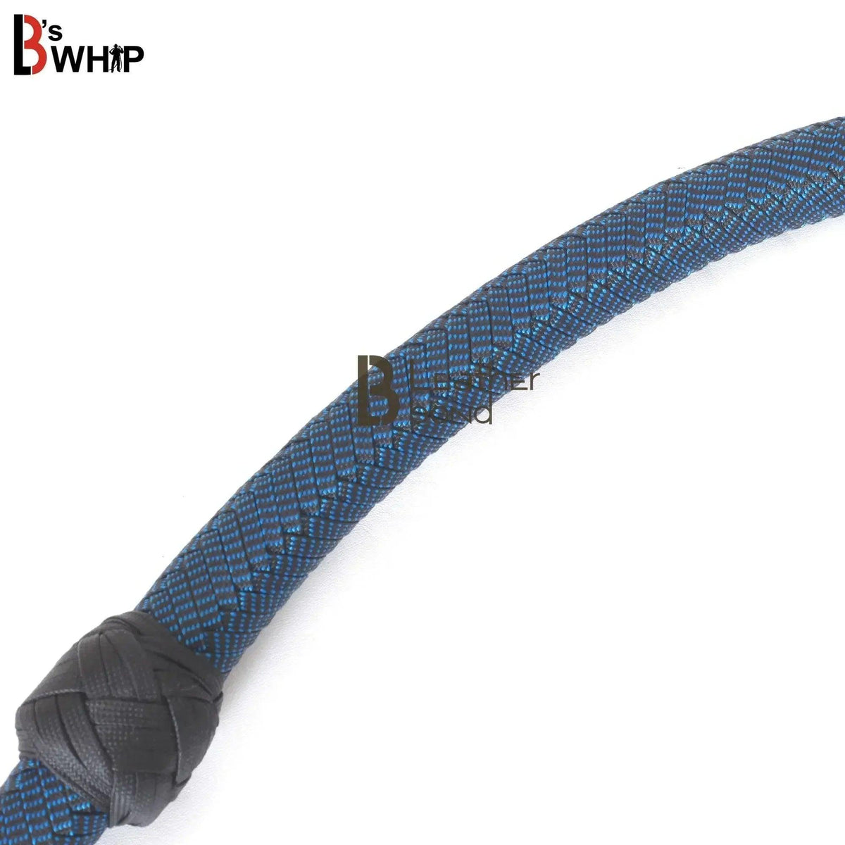 Blue and Black Paracord Bullwhip | 6 & 8 Feet | 12 Strands Nylon Bull Whip | Whips for Sale – Leather Bond