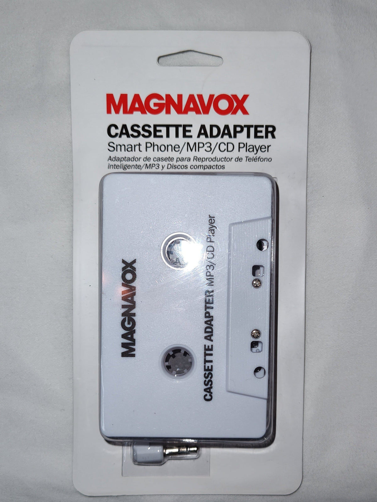 Magnavox Cassette Adapter for Smart Phone/MP3/CD Player