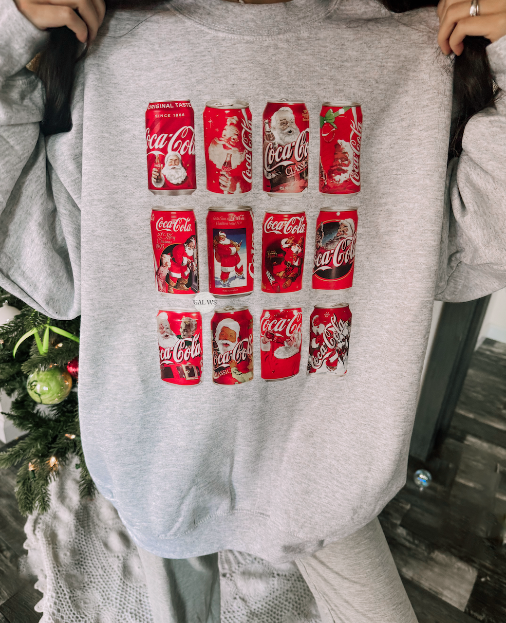 Vintage Christmas collage tee or sweatshirt