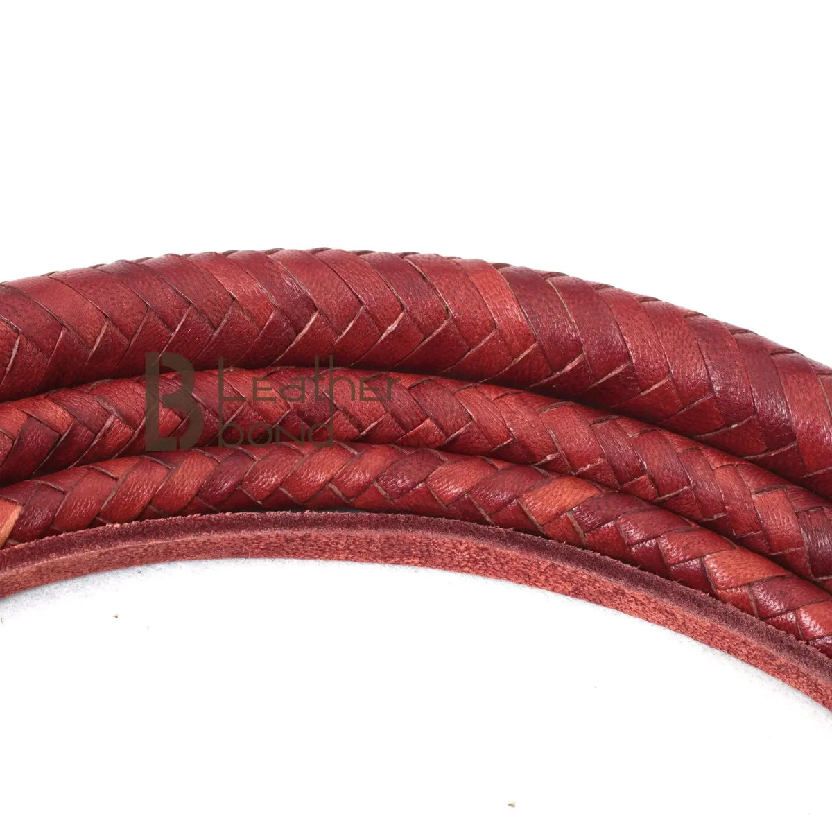 Bull Whip 6, 8, 10, 12, 14 & 16 Feet long 12 Strands Cowhide Leather Equestrian Bullwhip Indiana Jones