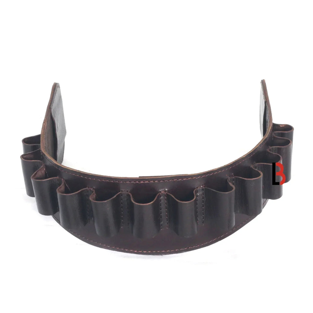 Cowhide Leather Shotgun Shotshell Reload Holder Belt Loop | 12 Gauge Ammunition Carrier