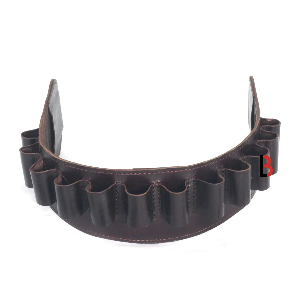 Cowhide Leather Shotgun Shotshell Reload Holder Belt Loop | 12 Gauge Ammunition Carrier