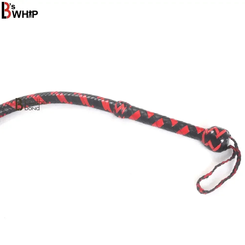 Premium Kangaroo Hide Bull Whip | 6 to 16 Feet | 16 Strands | Full Leather Belly and Bolster Inside – Leather Bond