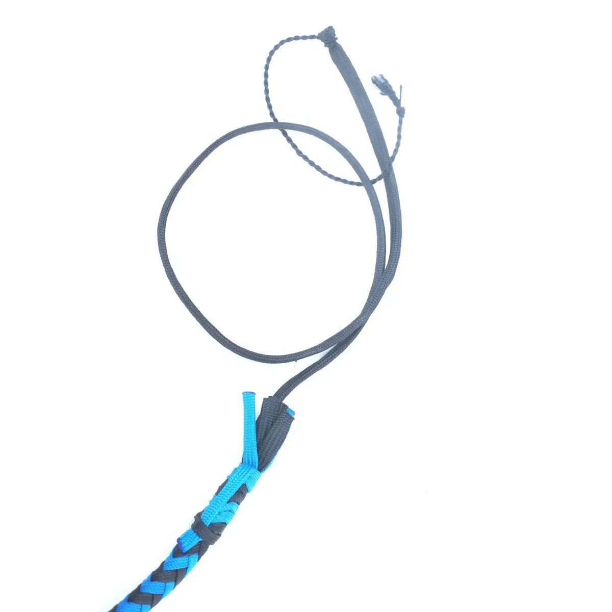 Whip 6, 8, 10, 12, 14 & 16 Feet 16 Strands Bullwhip Para Cord Nylon Bull Whip with Leather Plaited Bellies