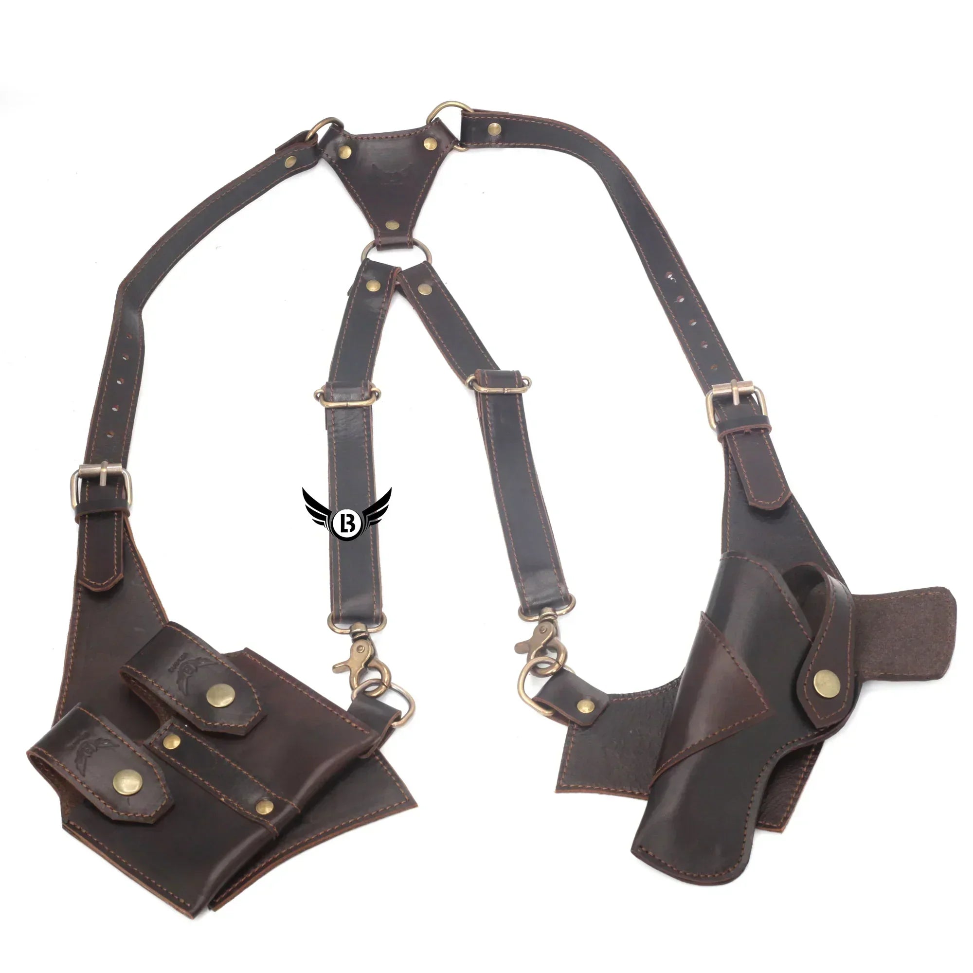 Cowhide Leather Vertical Best Concealed Carry Holster Right & Left Handed | Universal Size