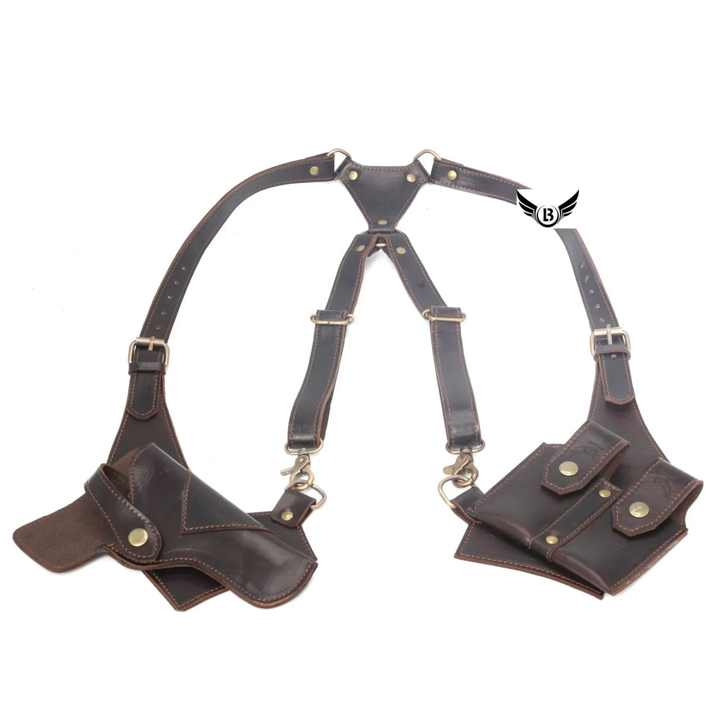 Cowhide Leather Vertical Best Concealed Carry Holster Right & Left Handed | Universal Size