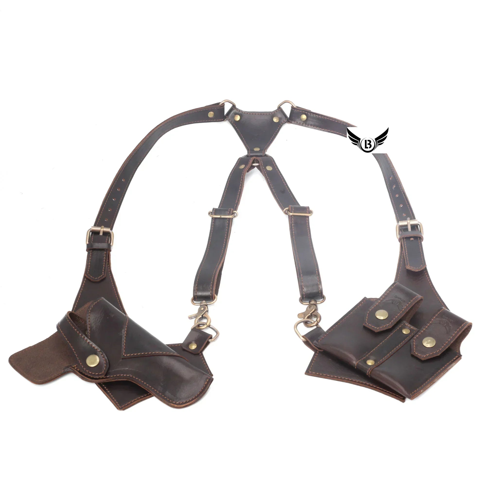 Cowhide Leather Vertical Best Concealed Carry Holster Right & Left Handed | Universal Size