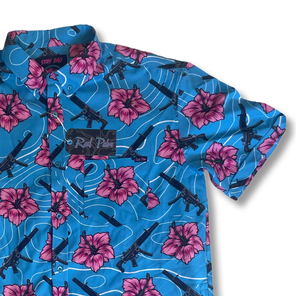 High Capacity Hibiscus Blue