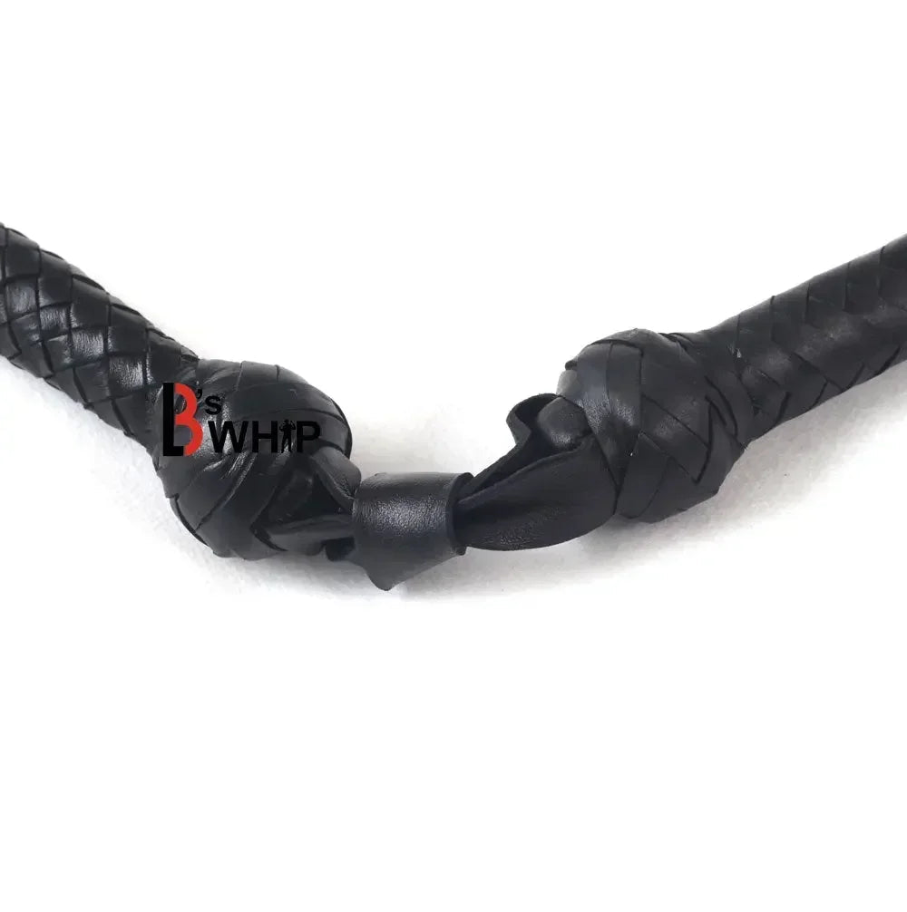 Black Stockwhip for Sale | 4 to 12 Feet | 16 Plaits Kangaroo Hide Leather | Australian Stock Whip – Leather Bond