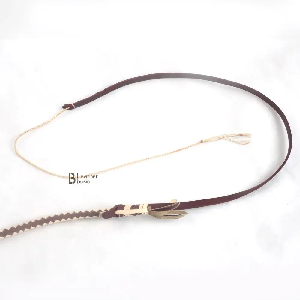 Kangaroo Hide Stockwhip for Sale | 4 to 12 Feet | 16 Plaits | Australian Stock Whip – Leather Bond