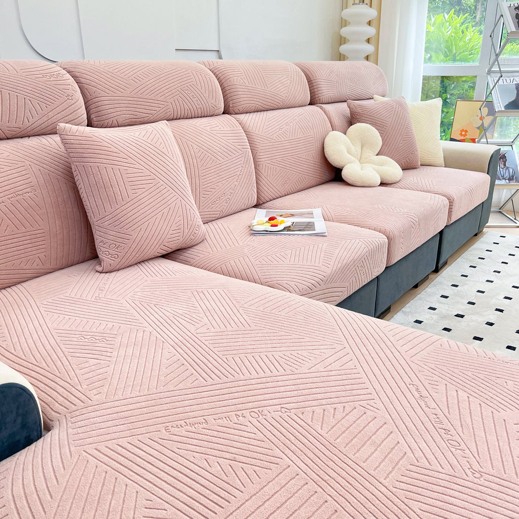 Stretch Couch Cushion Covers, Slipcovers Sofa Cushion Protector Covers, Elastic Furniture Protector for Pets, Kid