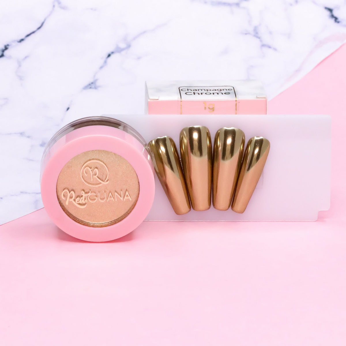 Metallic Chrome Pigment set of 6 colors