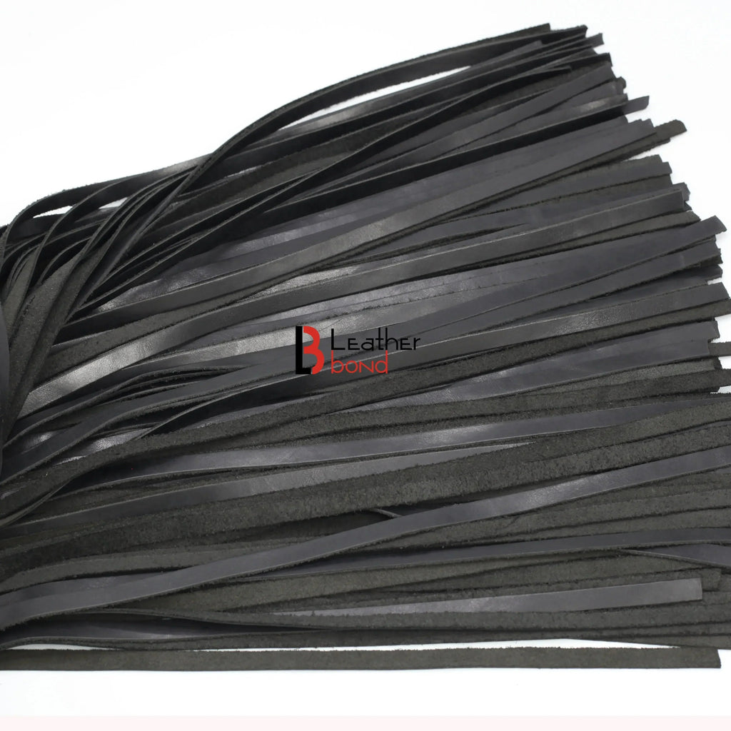 200 & 150 Falls Real Cowhide Leather Flogger Heavy Duty Thuddy Whip | Handcrafted BDSM Impact Flogger