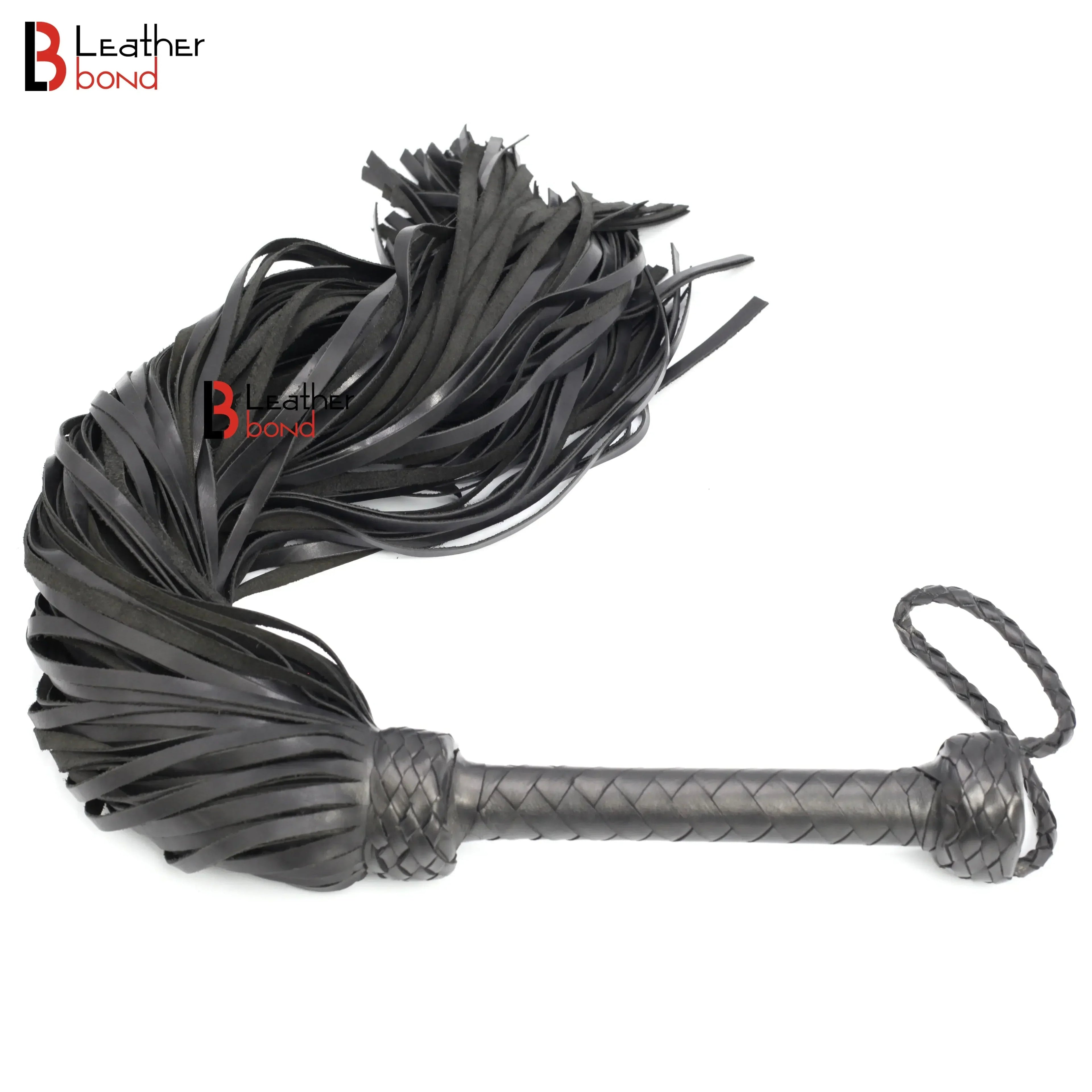 200 & 150 Falls Real Cowhide Leather Flogger Heavy Duty Thuddy Whip | Handcrafted BDSM Impact Flogger