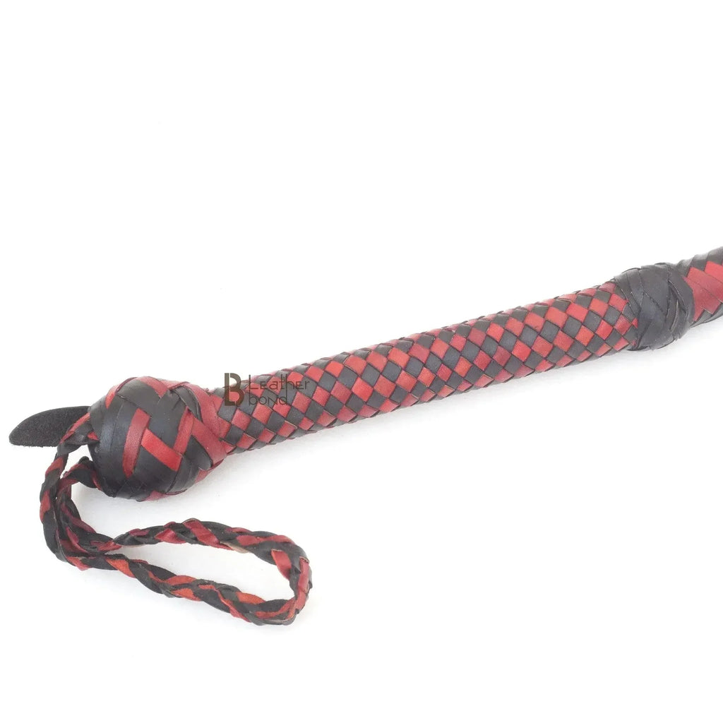 Bull Whip 6, 8, 10, 12, 14 & 16 Feet long 16 Strands Cowhide Leather Equestrian Bullwhip Indiana Jones
