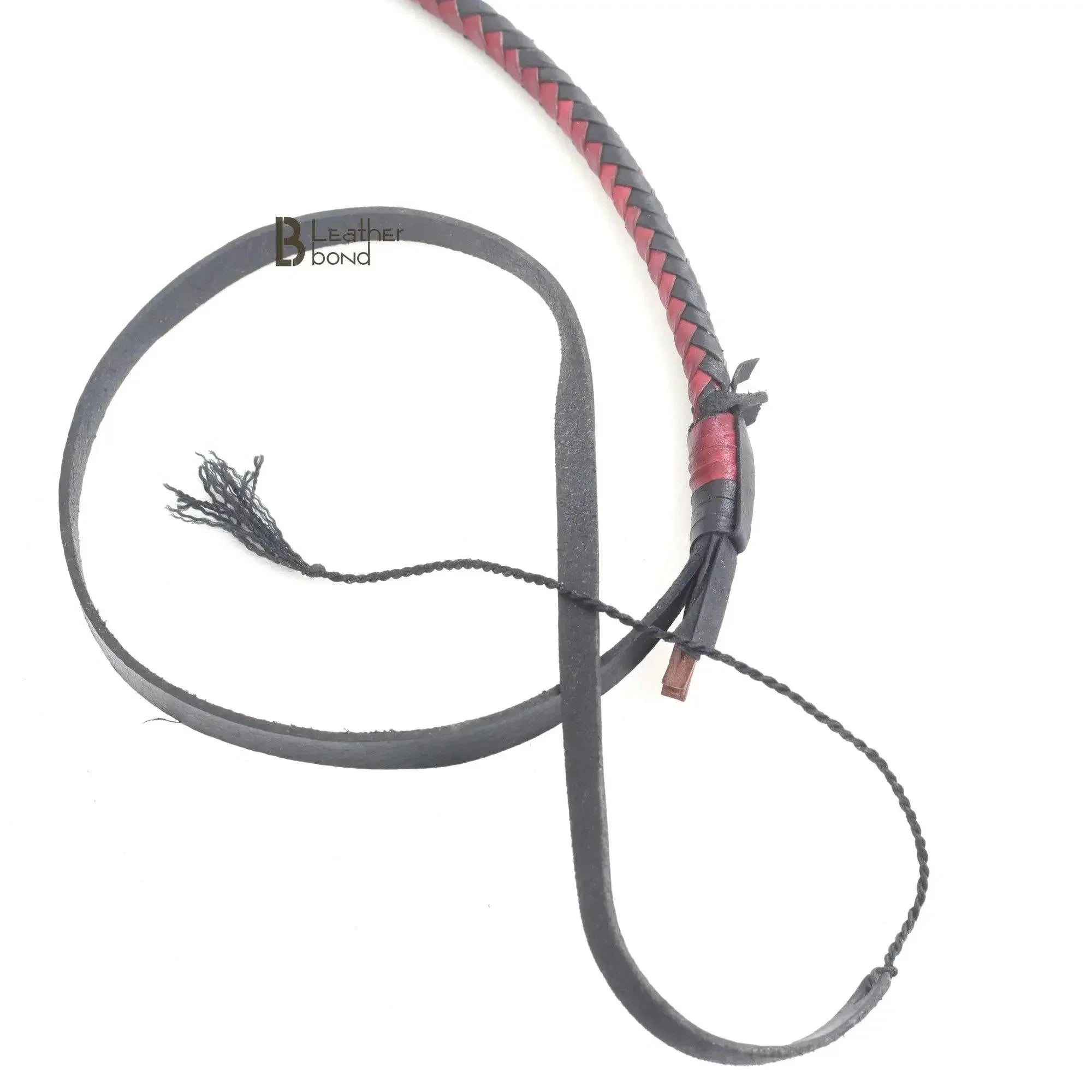 Bull Whip 6, 8, 10, 12, 14 & 16 Feet long 16 Strands Cowhide Leather Equestrian Bullwhip Indiana Jones