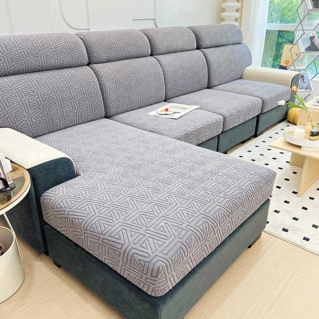 Polar Fleece Stretch Seat Cushion Covers, Sofa Seat Cushion Covers, Couch Cushion Protector Covers