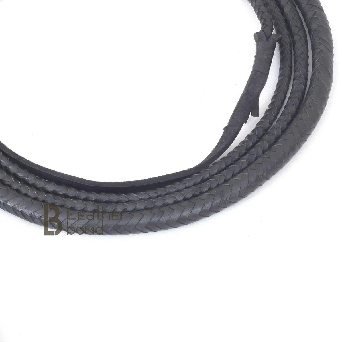 Black Indiana Jones Bull Whip | 6 to 16 Feet | 16 Strands Kangaroo Hide | Leather Belly and Bolster – Leather Bond